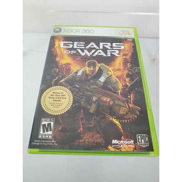 Gears‎ of War Xbox 360 Video Game Mature by Epic Games - Picture 1 of 4